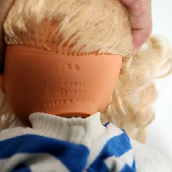 Vintage 1983 Fisher-Price My Friend Mandy Cheerleader Vinyl & Cloth Baby Doll - Picture 6 of 9